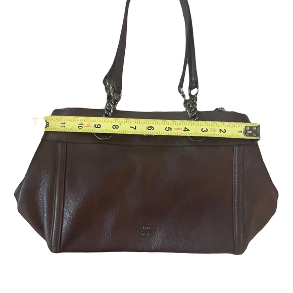 Coach Brown Leather Shoulder Bag - Picture 6 of 12